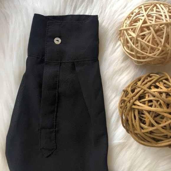 Philosophy Small Semi Sheer Pearl Button Up Black - Picture 5 of 7